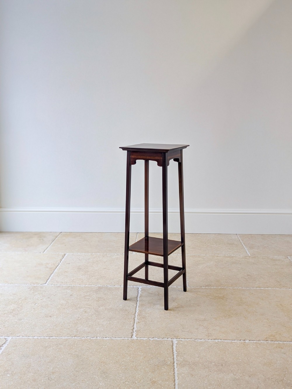 Antique Edwardian Mahogany Plant Stand c.1910 View XVIII