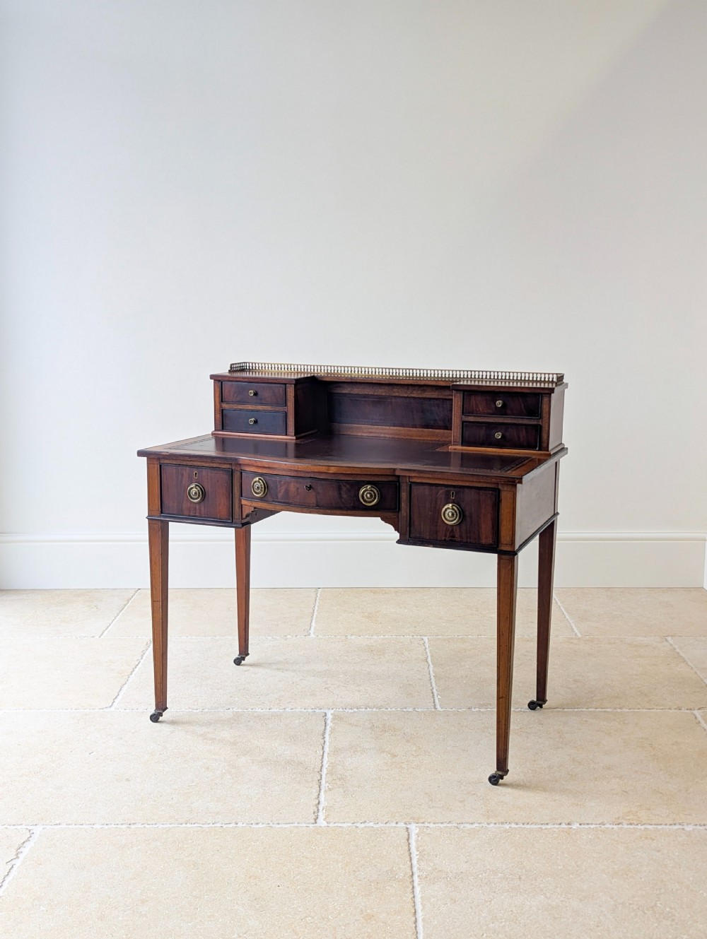 Antique Edwardian Mahogany Writing Desk c.1910 View X