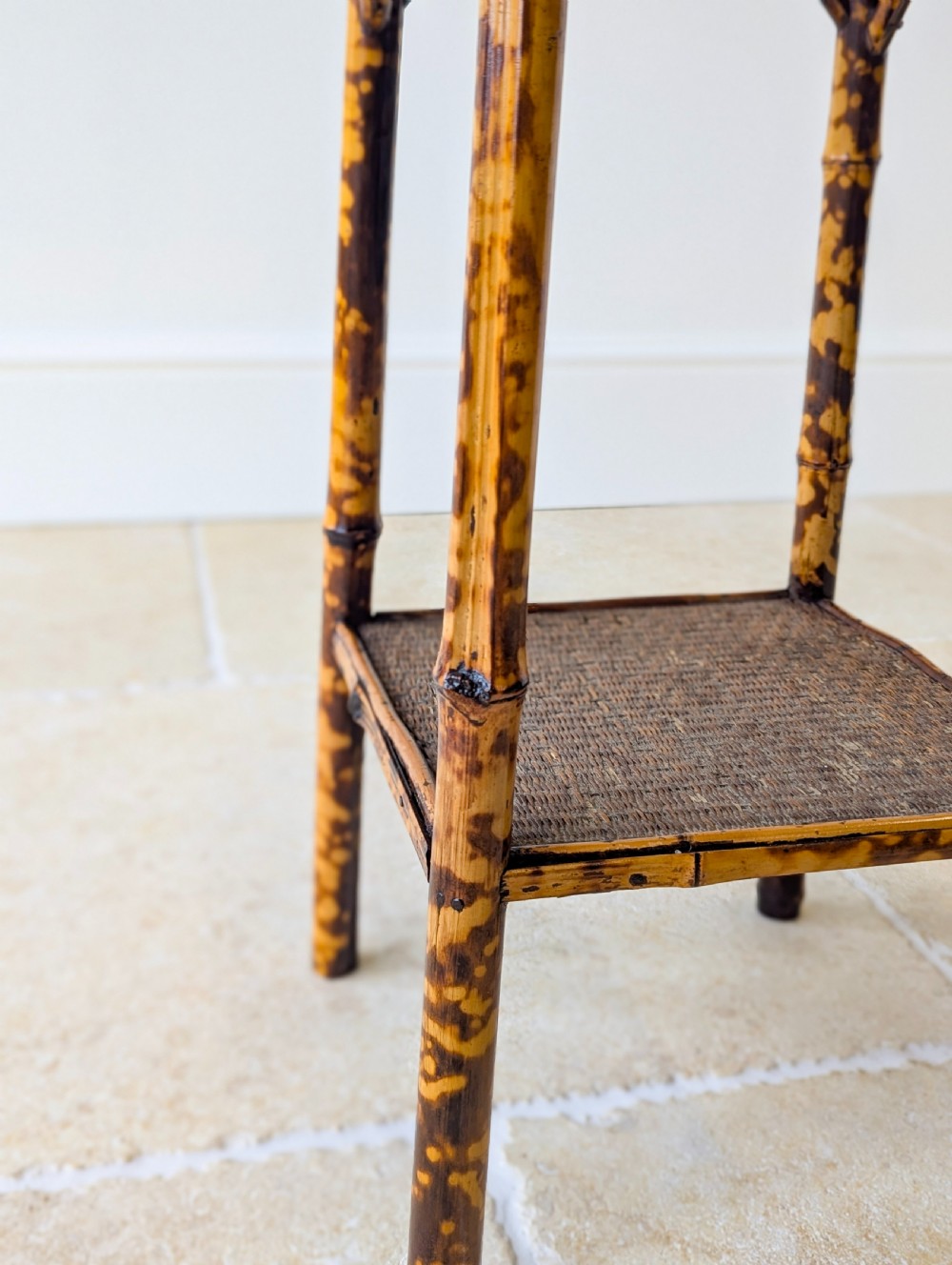 Antique Victorian Bamboo Occasional Table c.1890 View VI