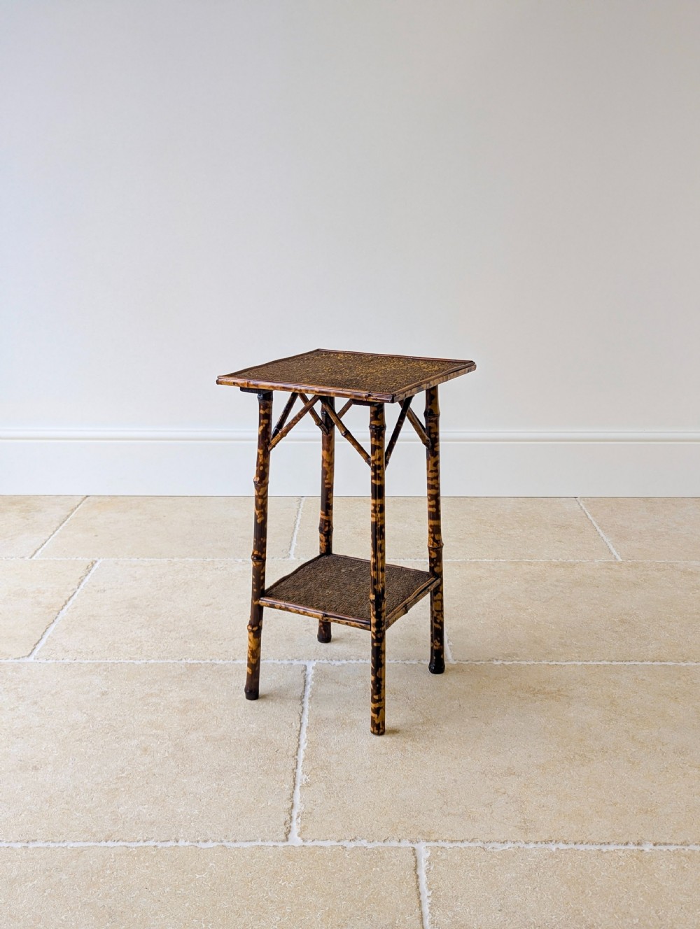 Antique Victorian Bamboo Occasional Table c.1890 View VII