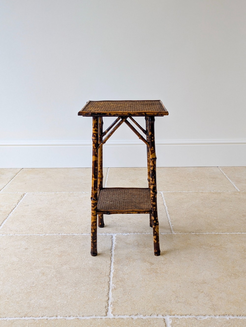 Antique Victorian Bamboo Occasional Table c.1890 View XIII