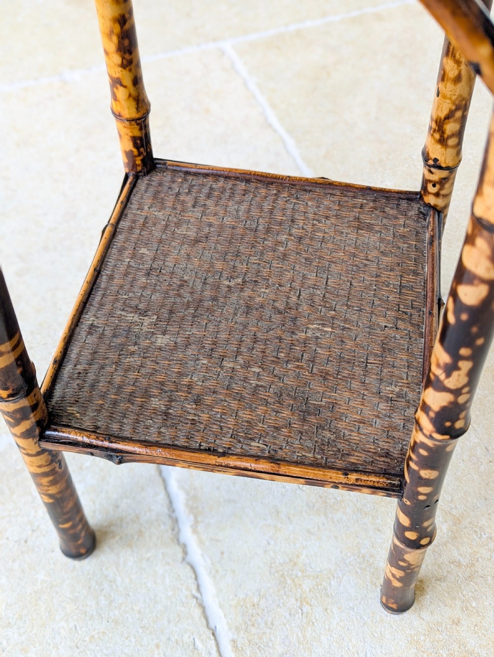 Antique Victorian Bamboo Occasional Table c.1890 View XVII