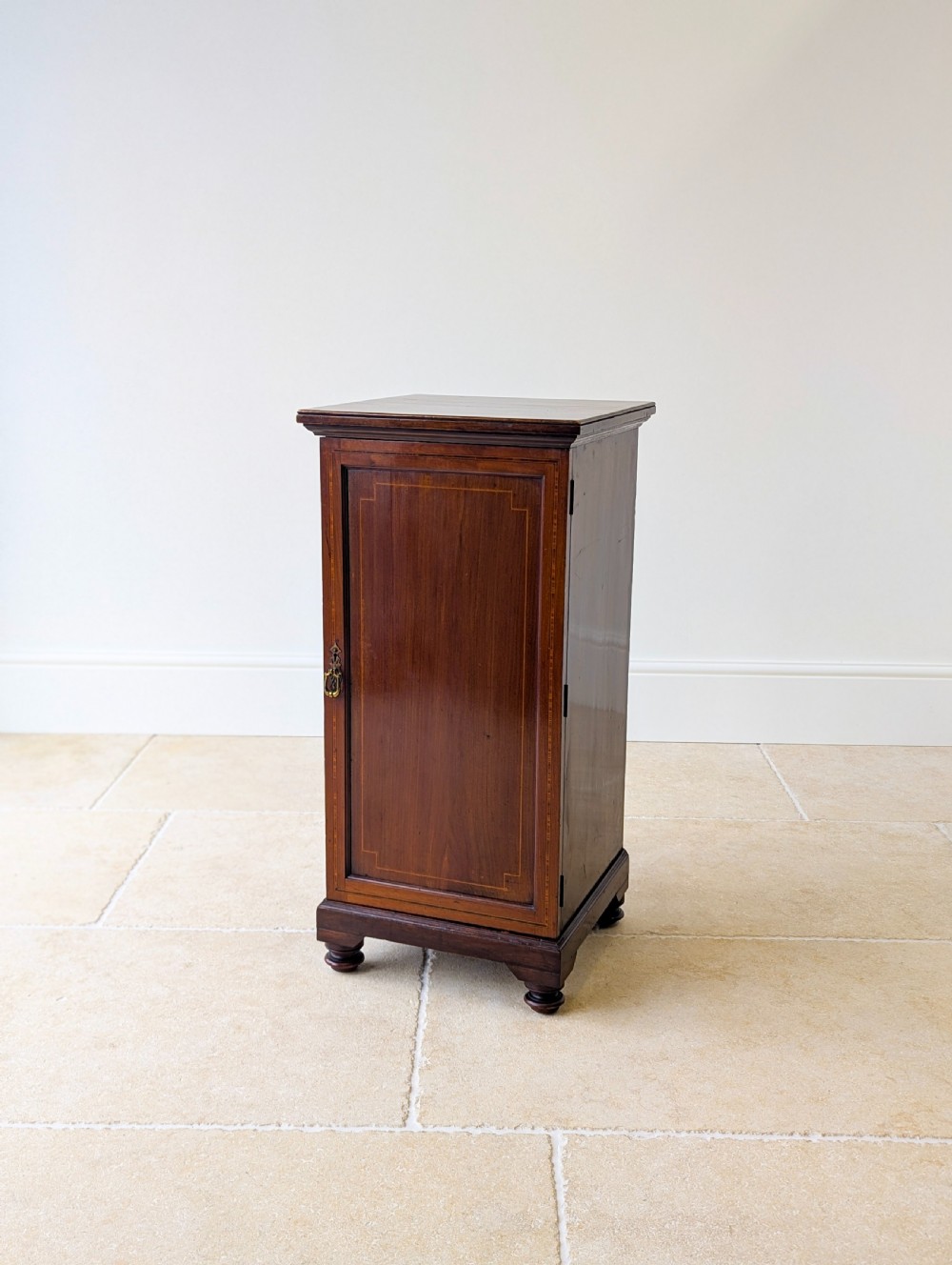 Antique Edwardian Mahogany Record Cabinet c.1910
