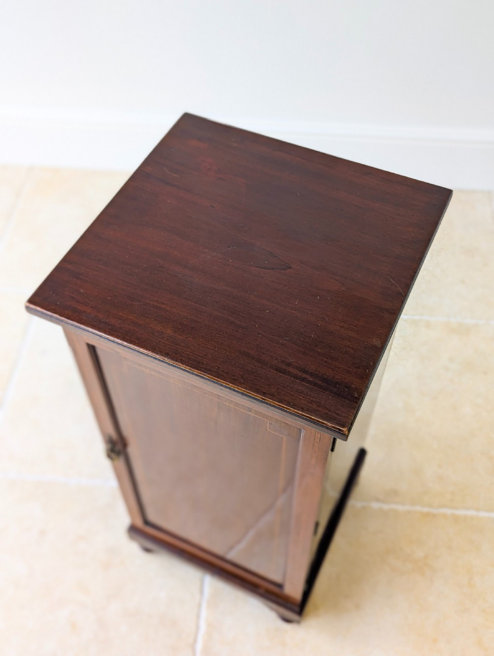Antique Edwardian Mahogany Record Cabinet c.1910 View IV