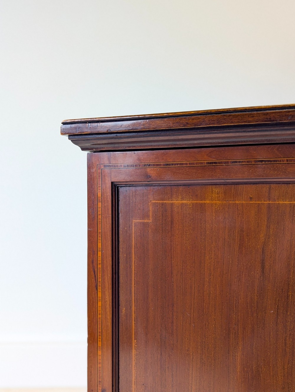 Antique Edwardian Mahogany Record Cabinet c.1910 View XIV
