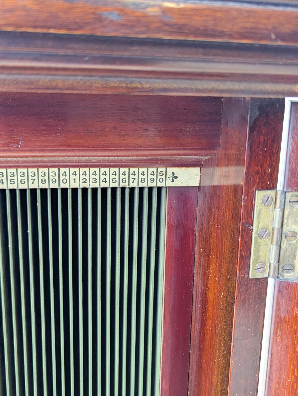 Antique Edwardian Mahogany Record Cabinet c.1910 View XV