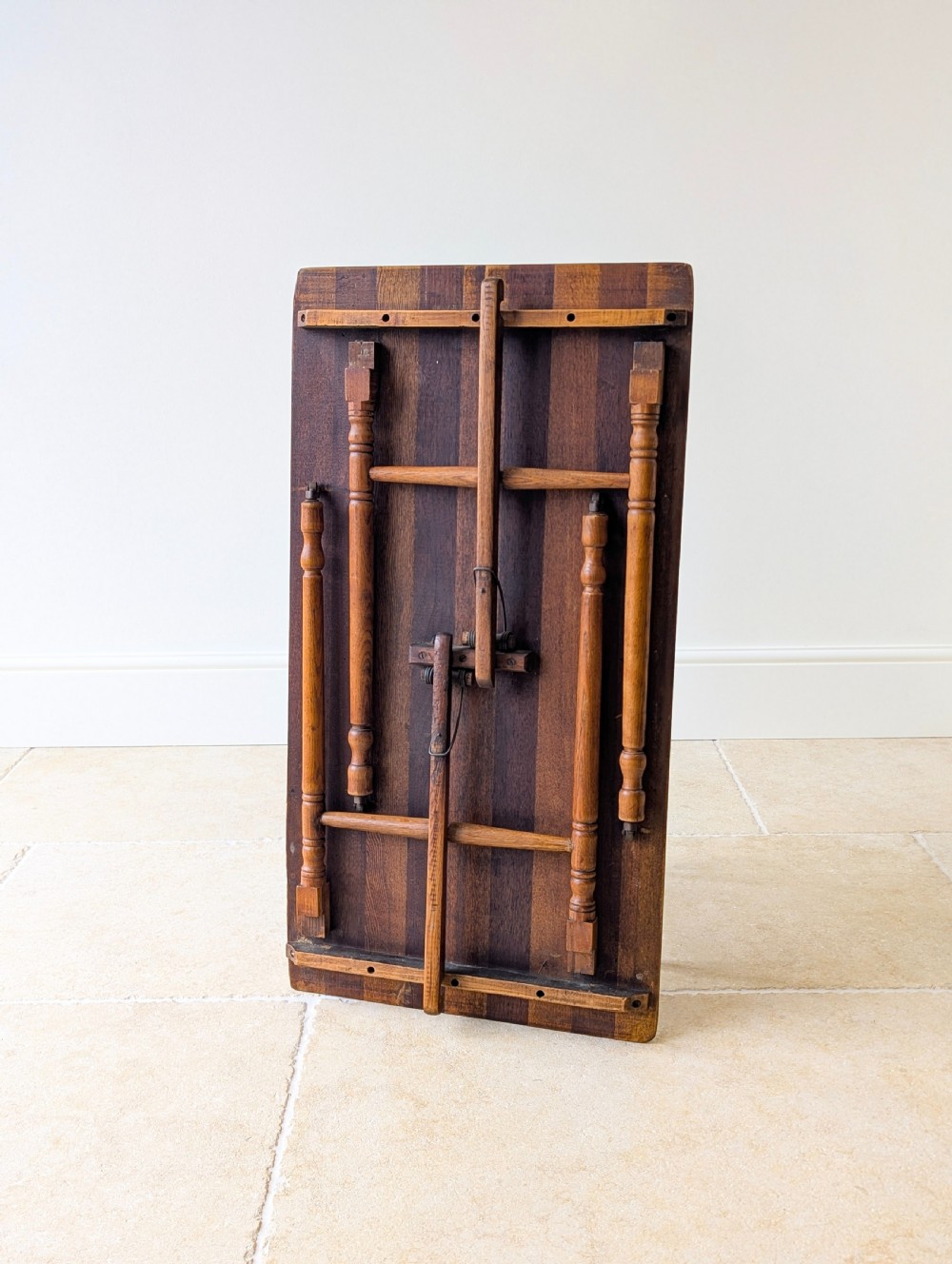 Antique Edwardian Oak Folding Table c.1905 View II