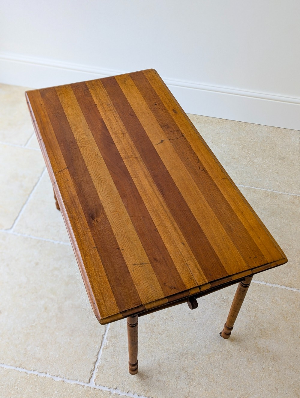 Antique Edwardian Oak Folding Table c.1905 View IV