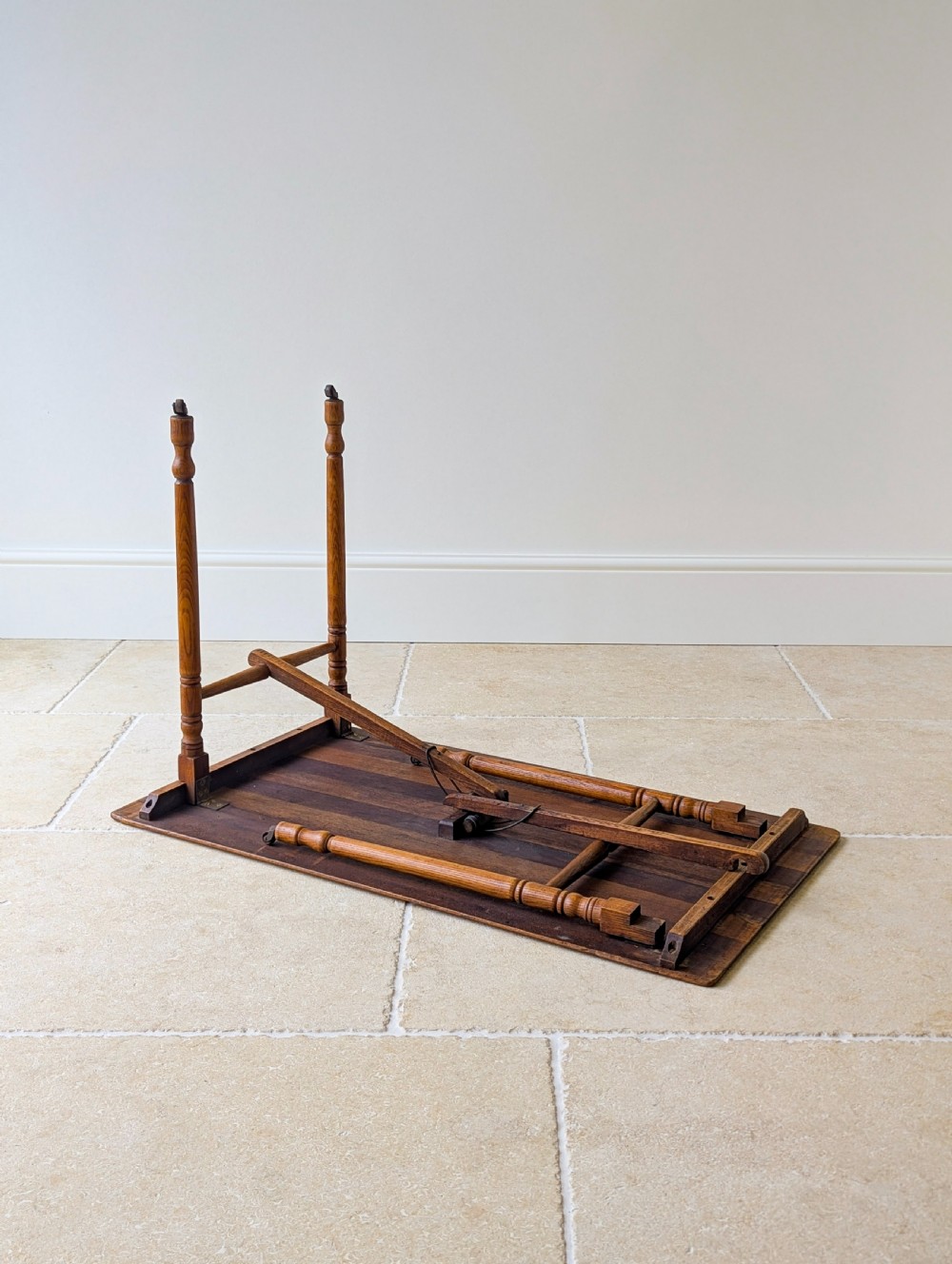 Antique Edwardian Oak Folding Table c.1905 View V