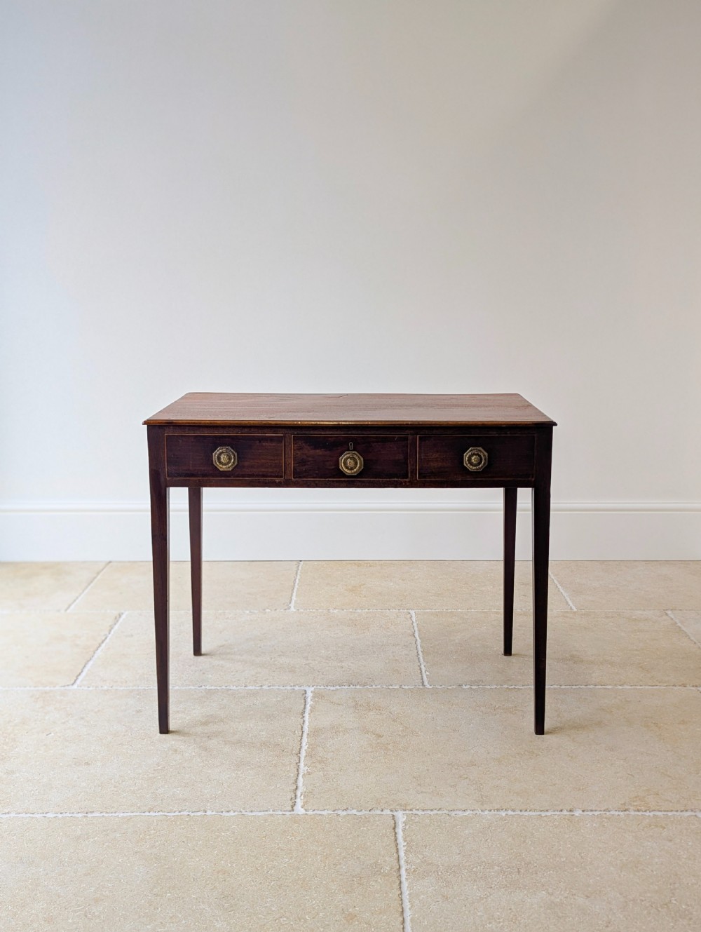 Antique Georgian Mahogany Side Table c.1800 View II