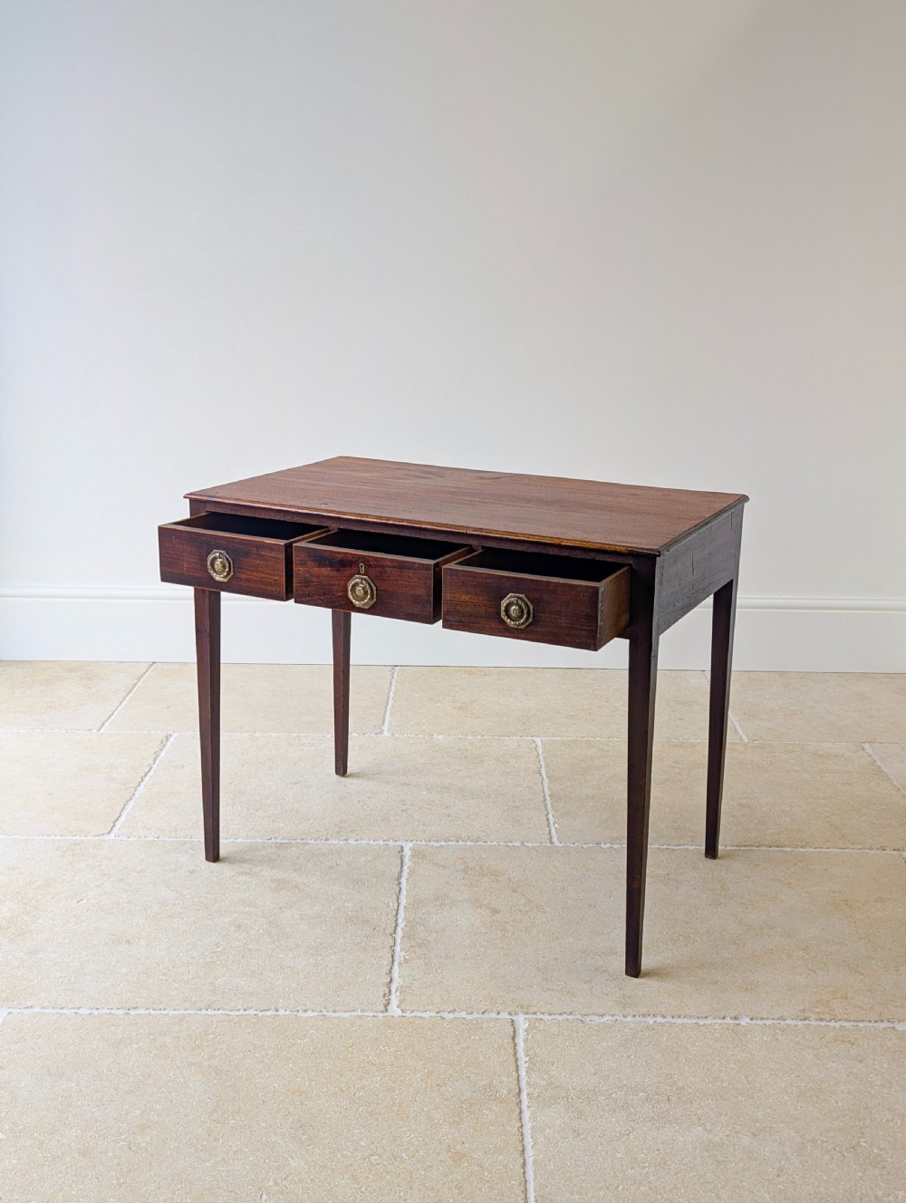 Antique Georgian Mahogany Side Table c.1800 View IV