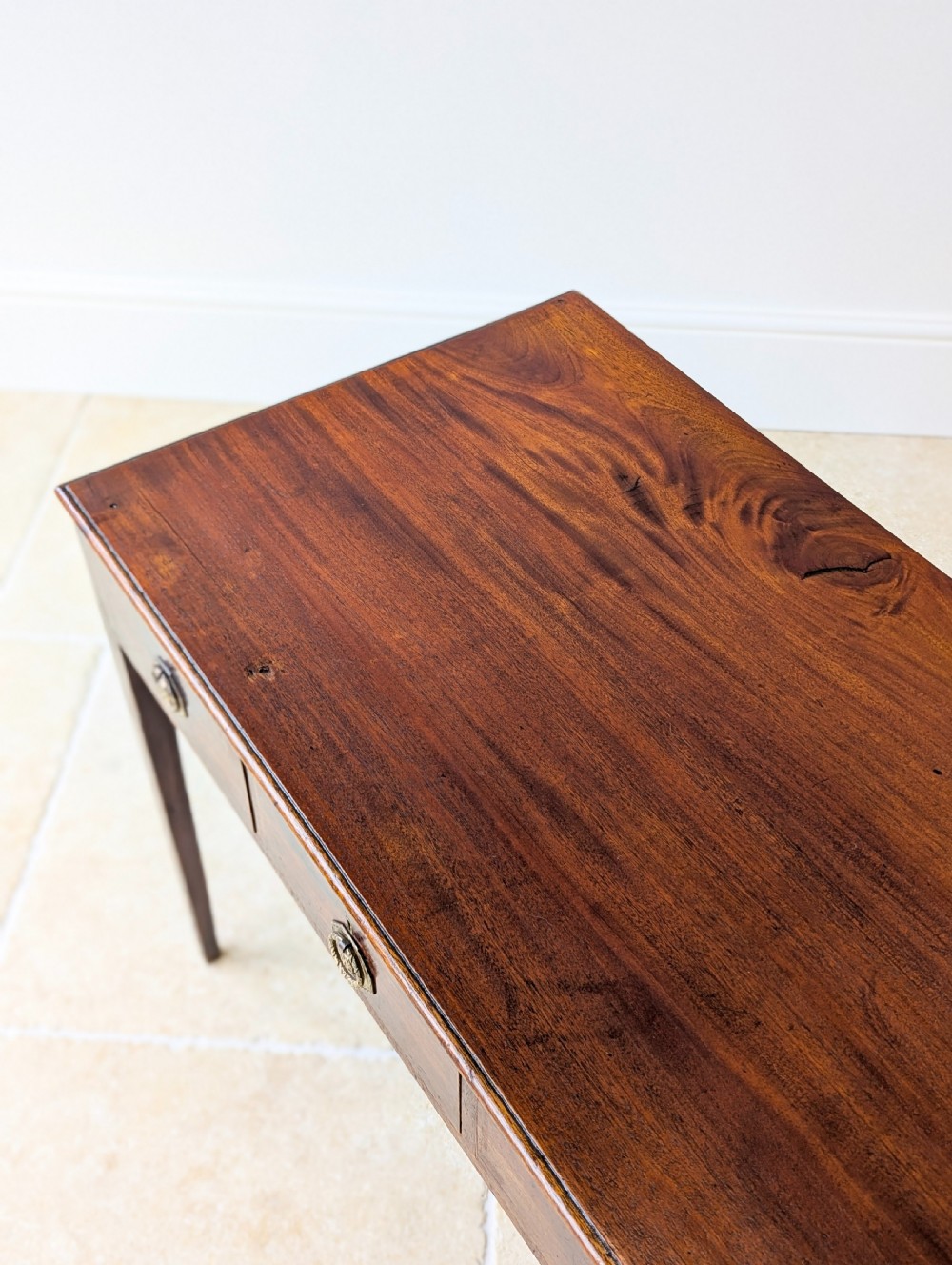 Antique Georgian Mahogany Side Table c.1800 View VIII