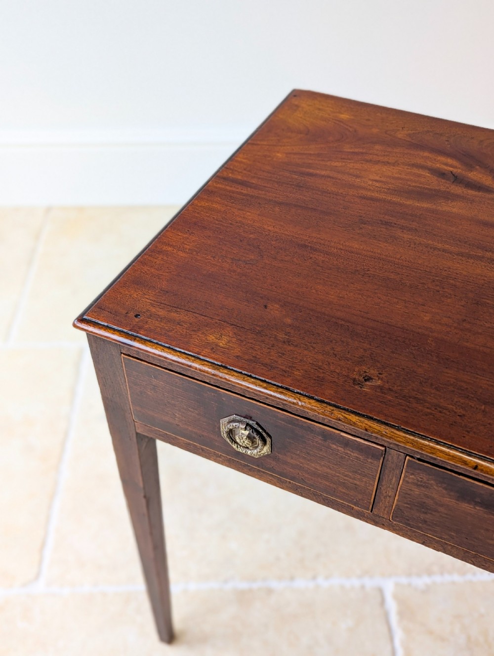 Antique Georgian Mahogany Side Table c.1800 View X