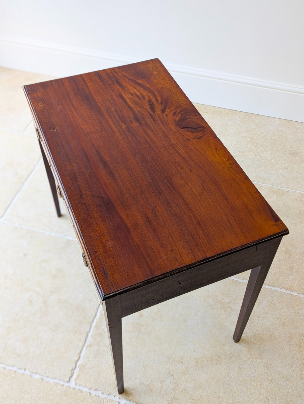 Antique Georgian Mahogany Side Table c.1800 View XII
