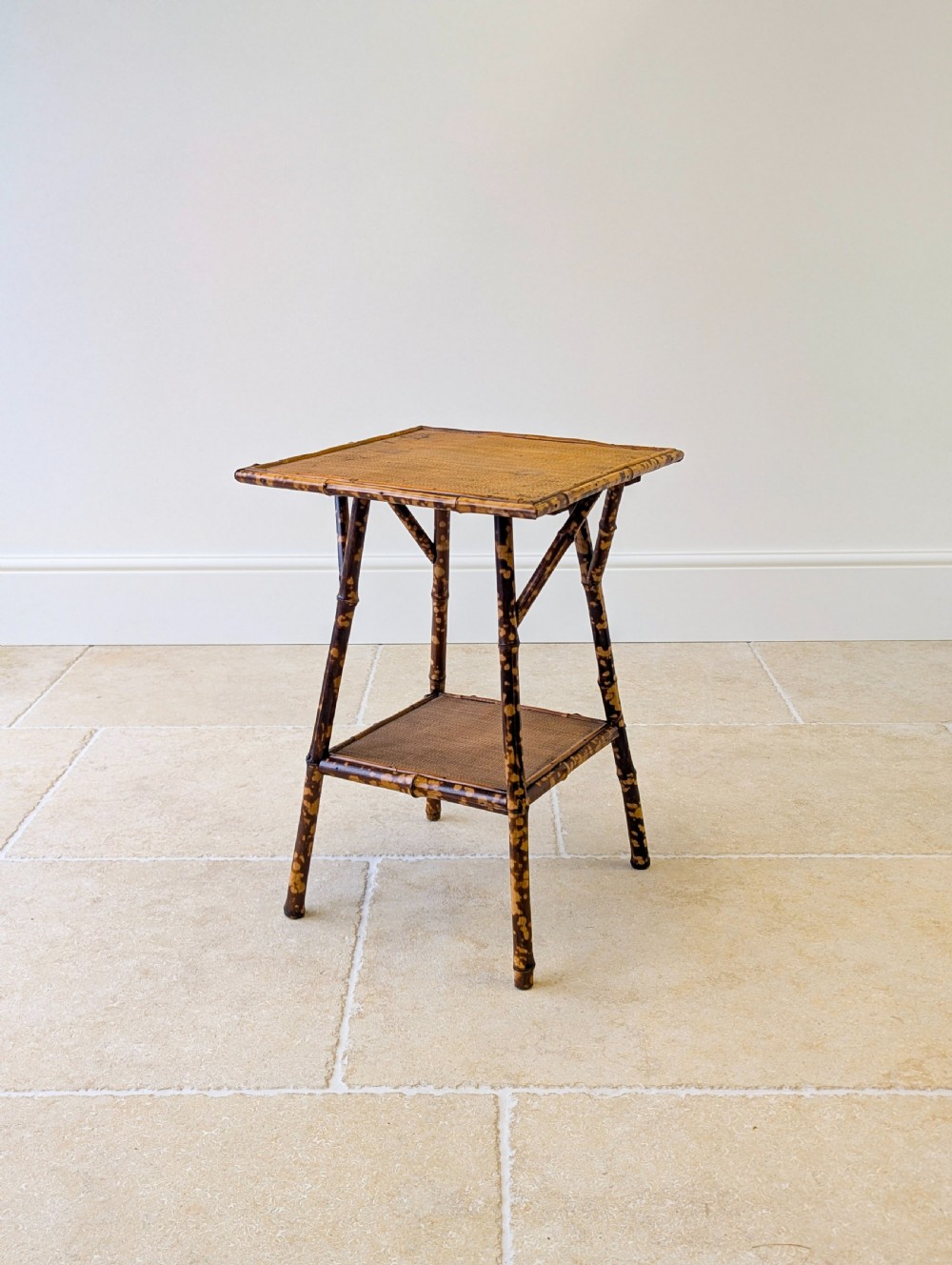 Antique Victorian Bamboo Occasional Table c.1890