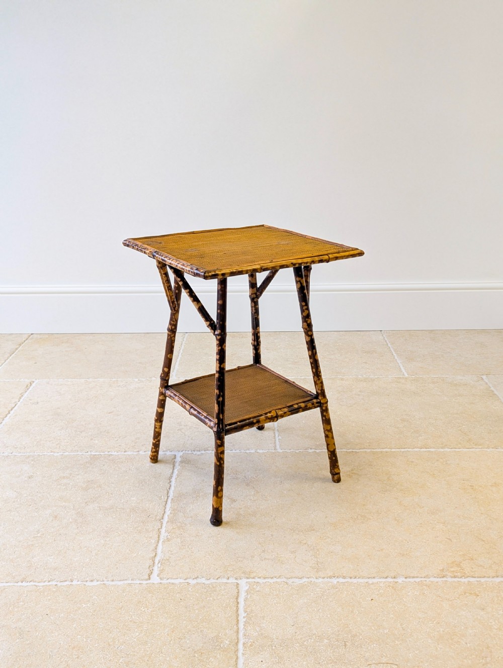 Antique Victorian Bamboo Occasional Table c.1890 View XIV
