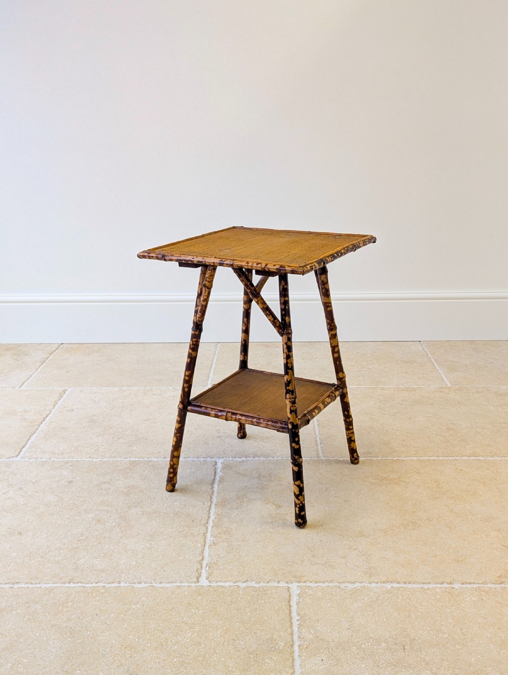 Antique Victorian Bamboo Occasional Table c.1890 View XVI