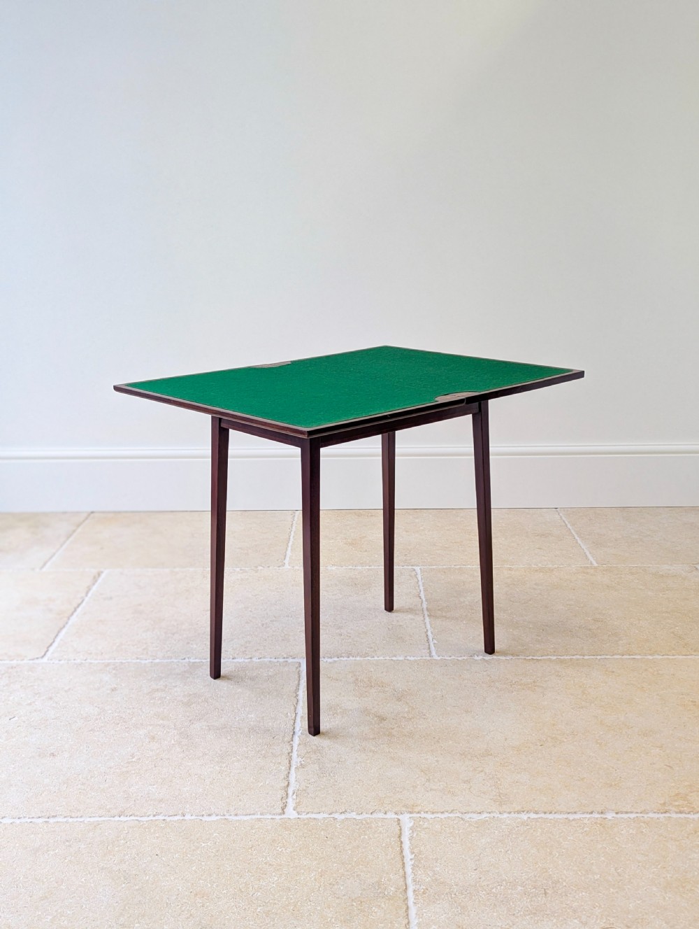 Antique Edwardian Mahogany Fold-Over Card Table c.1910 View XV