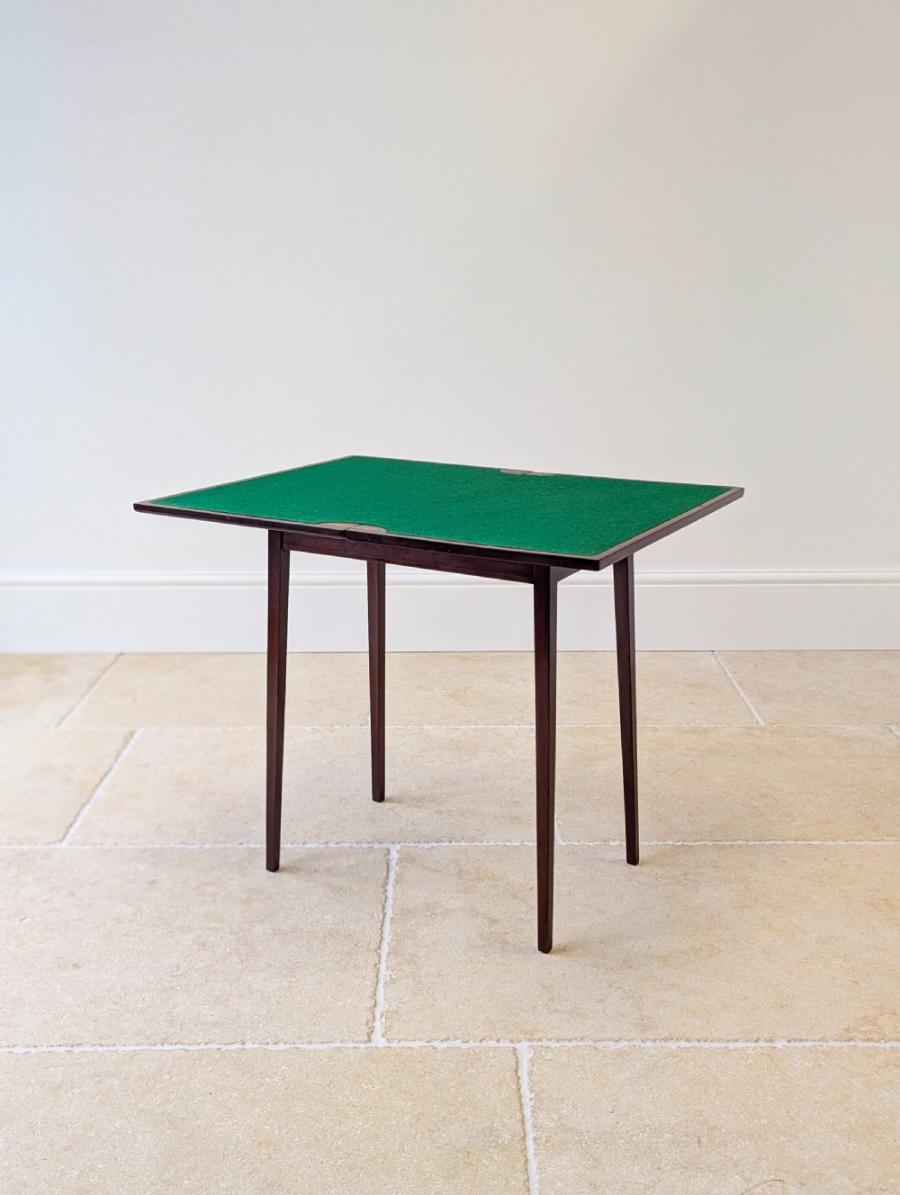 Antique Edwardian Mahogany Fold-Over Card Table c.1910 View XVIII