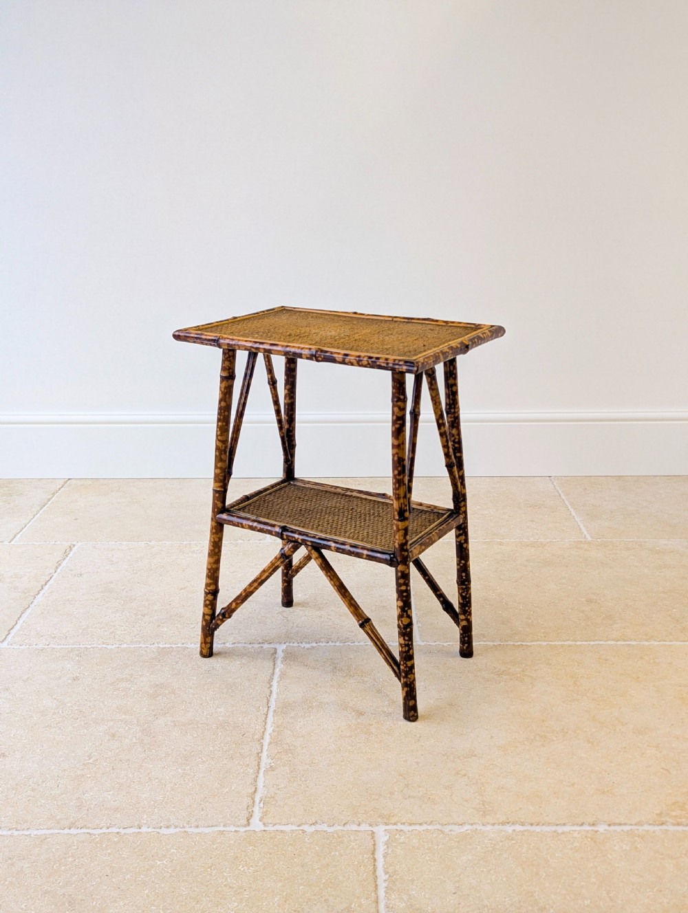 Antique Victorian Bamboo Occasional Table c.1890