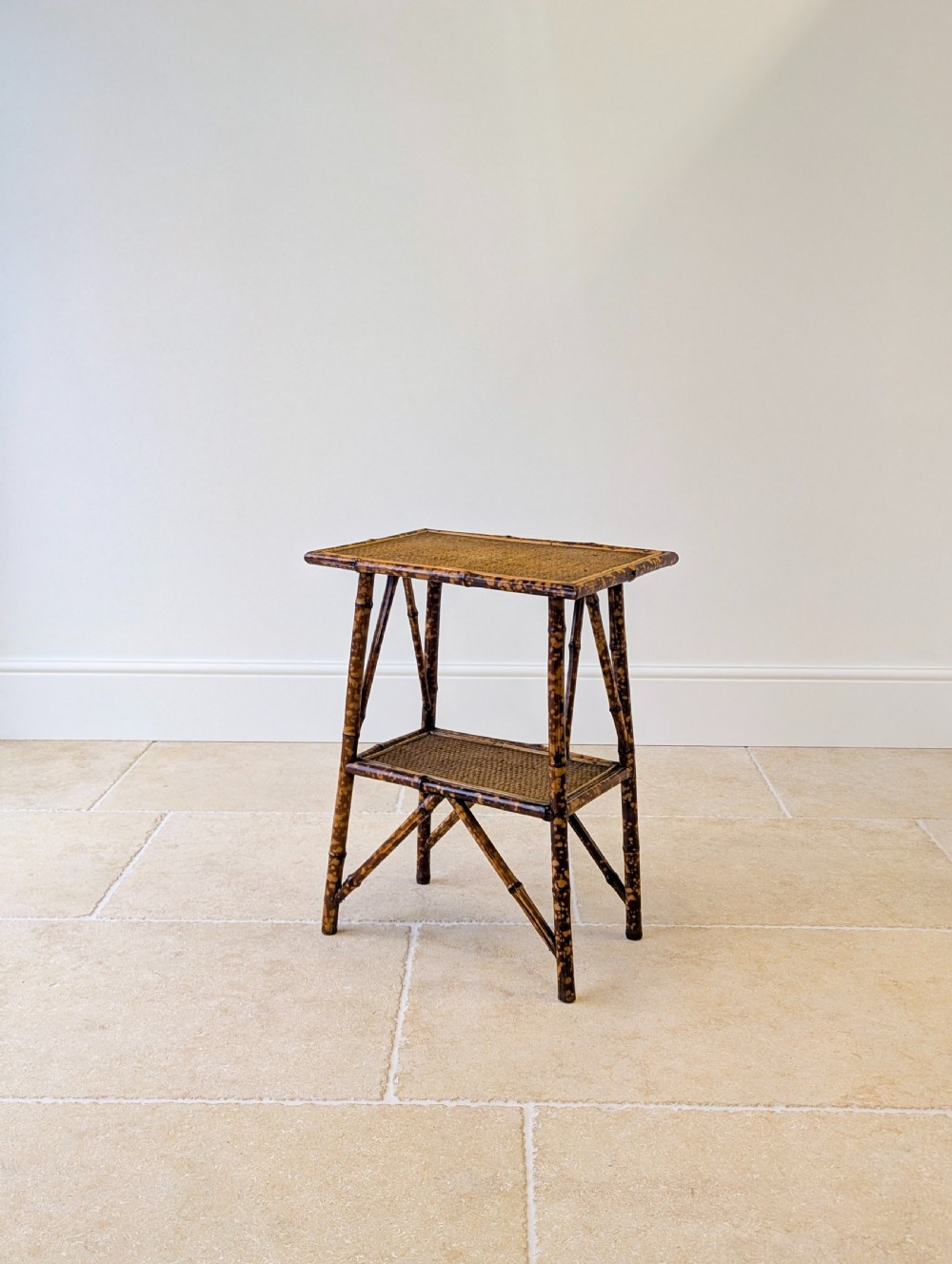 Antique Victorian Bamboo Occasional Table c.1890 View VII