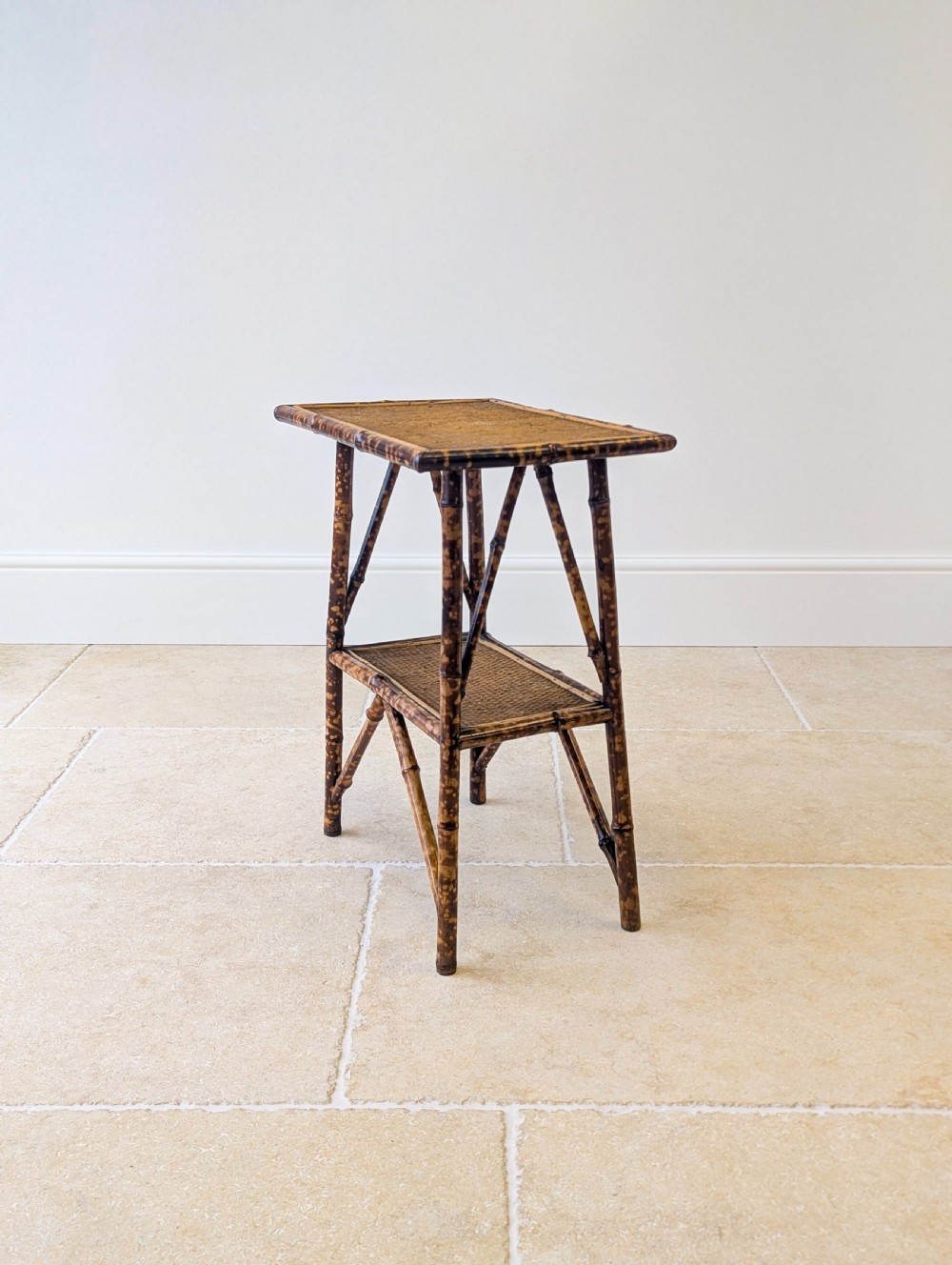 Antique Victorian Bamboo Occasional Table c.1890 View XVI