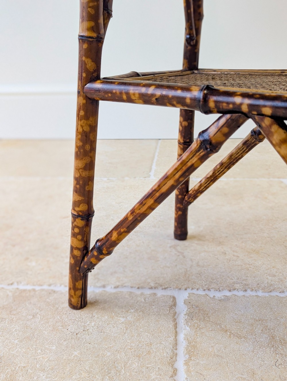 Antique Victorian Bamboo Occasional Table c.1890 View XVII