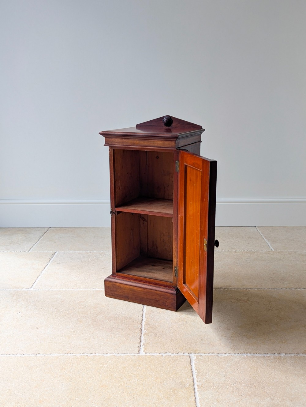Antique Victorian Mahogany Bedside Cupboard c.1880 View II