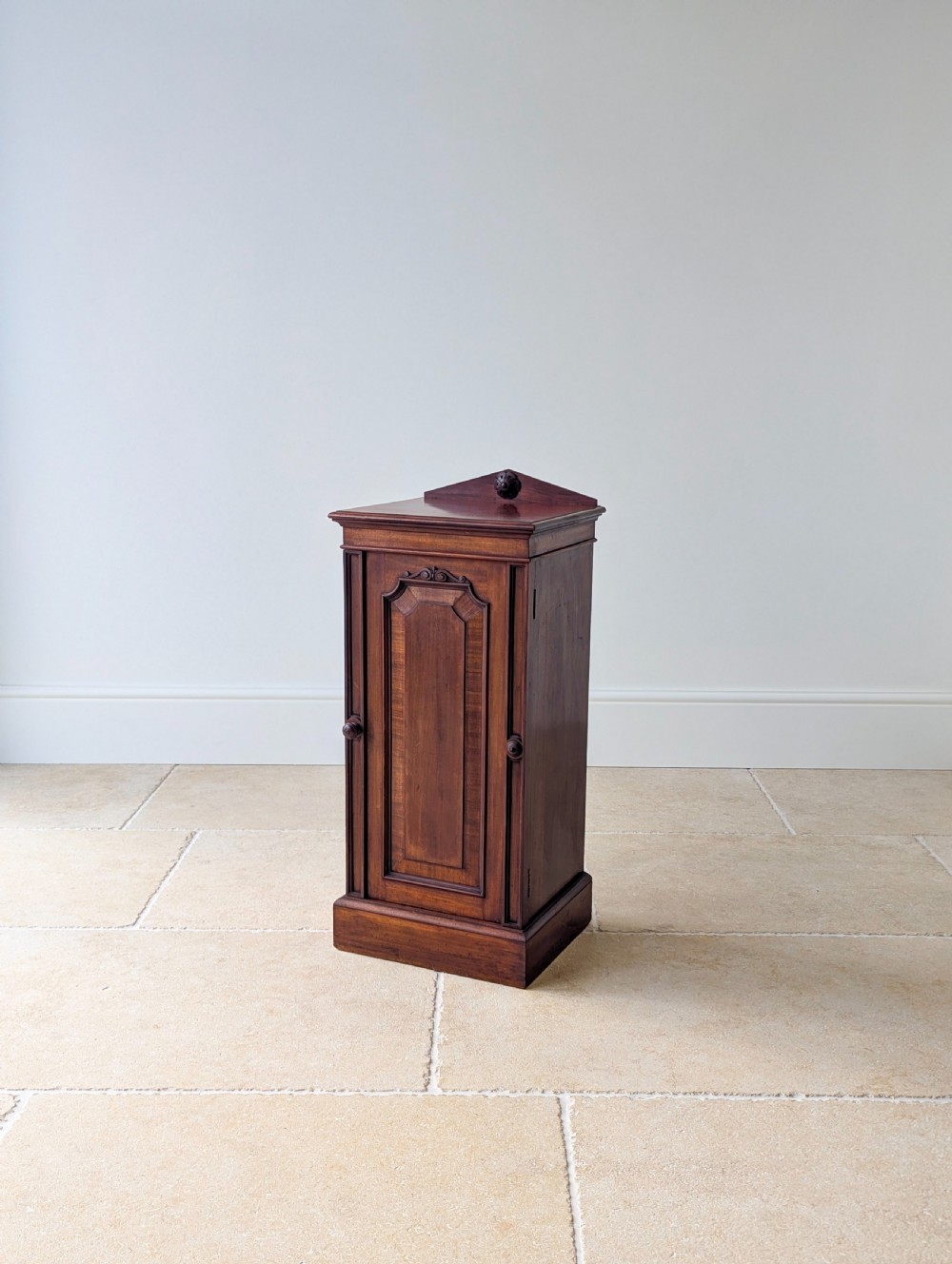 Antique Victorian Mahogany Bedside Cupboard c.1880 View VIII