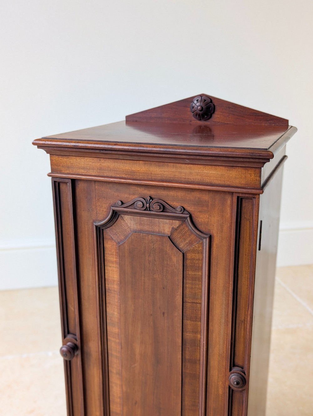 Antique Victorian Mahogany Bedside Cupboard c.1880 View IX