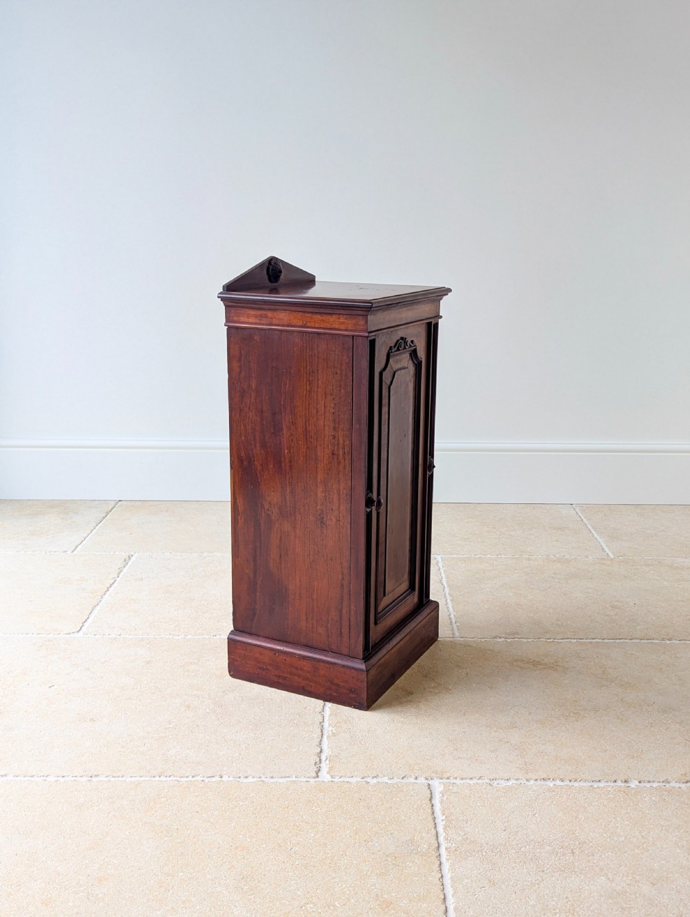 Antique Victorian Mahogany Bedside Cupboard c.1880 View XII