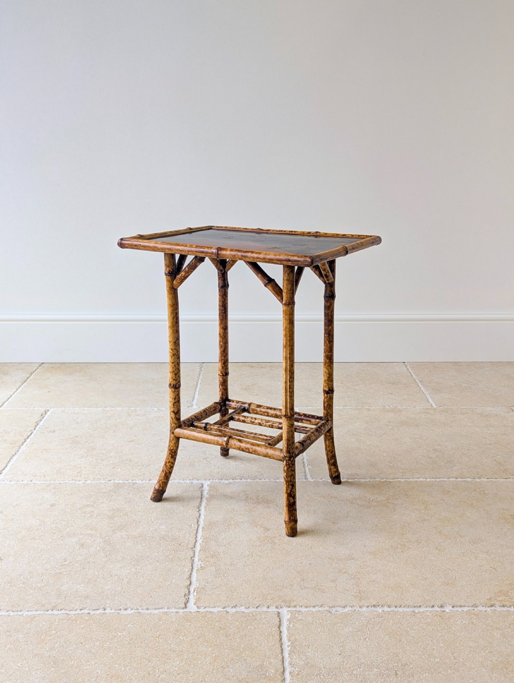 Antique Victorian Bamboo Occasional Table c.1890