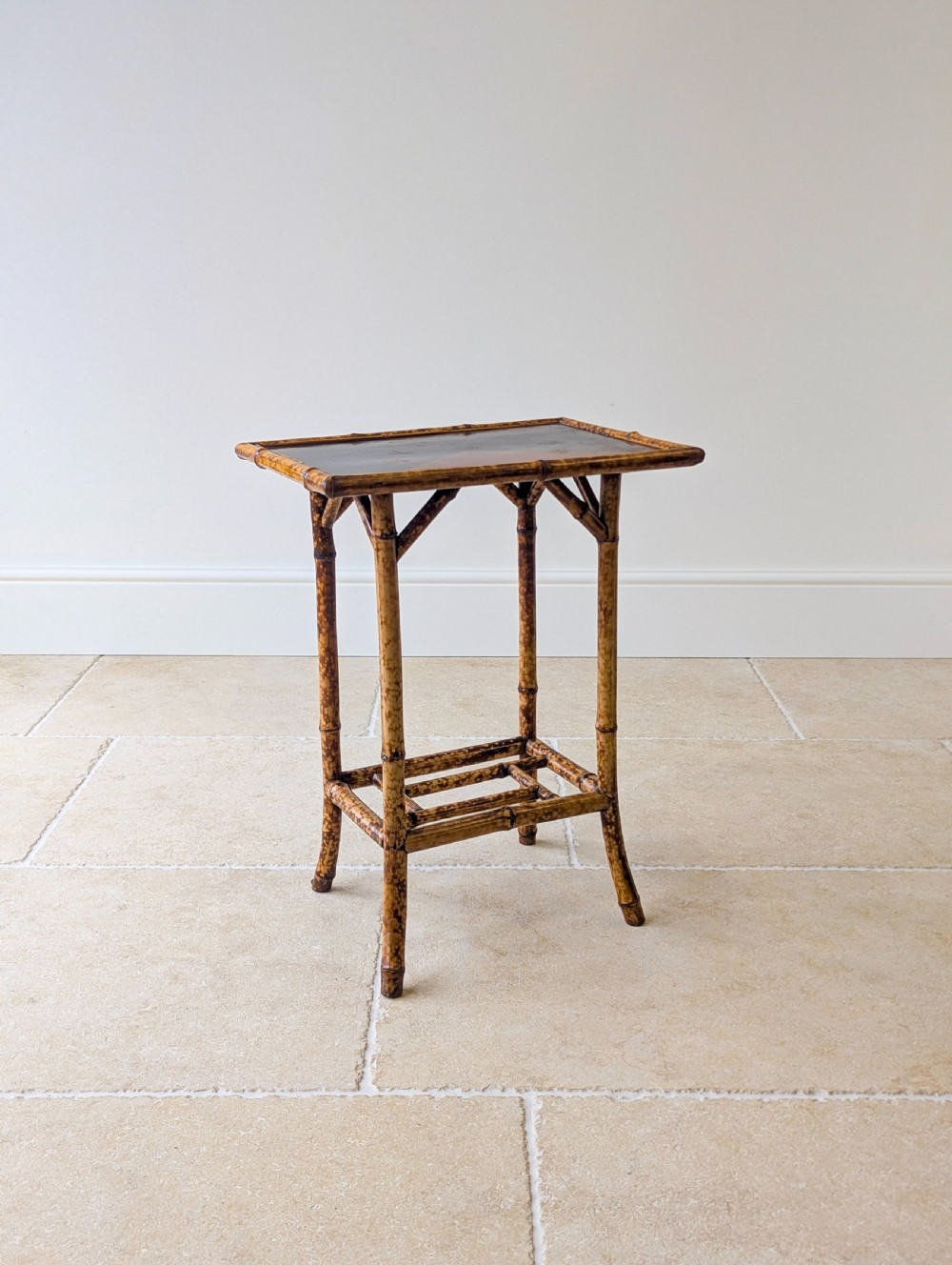 Antique Victorian Bamboo Occasional Table c.1890 View VIII