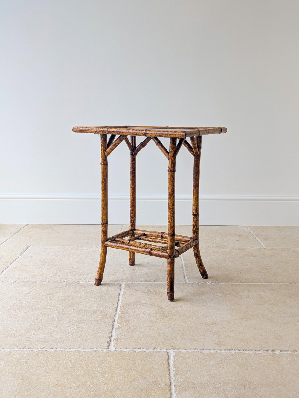 Antique Victorian Bamboo Occasional Table c.1890 View XIV