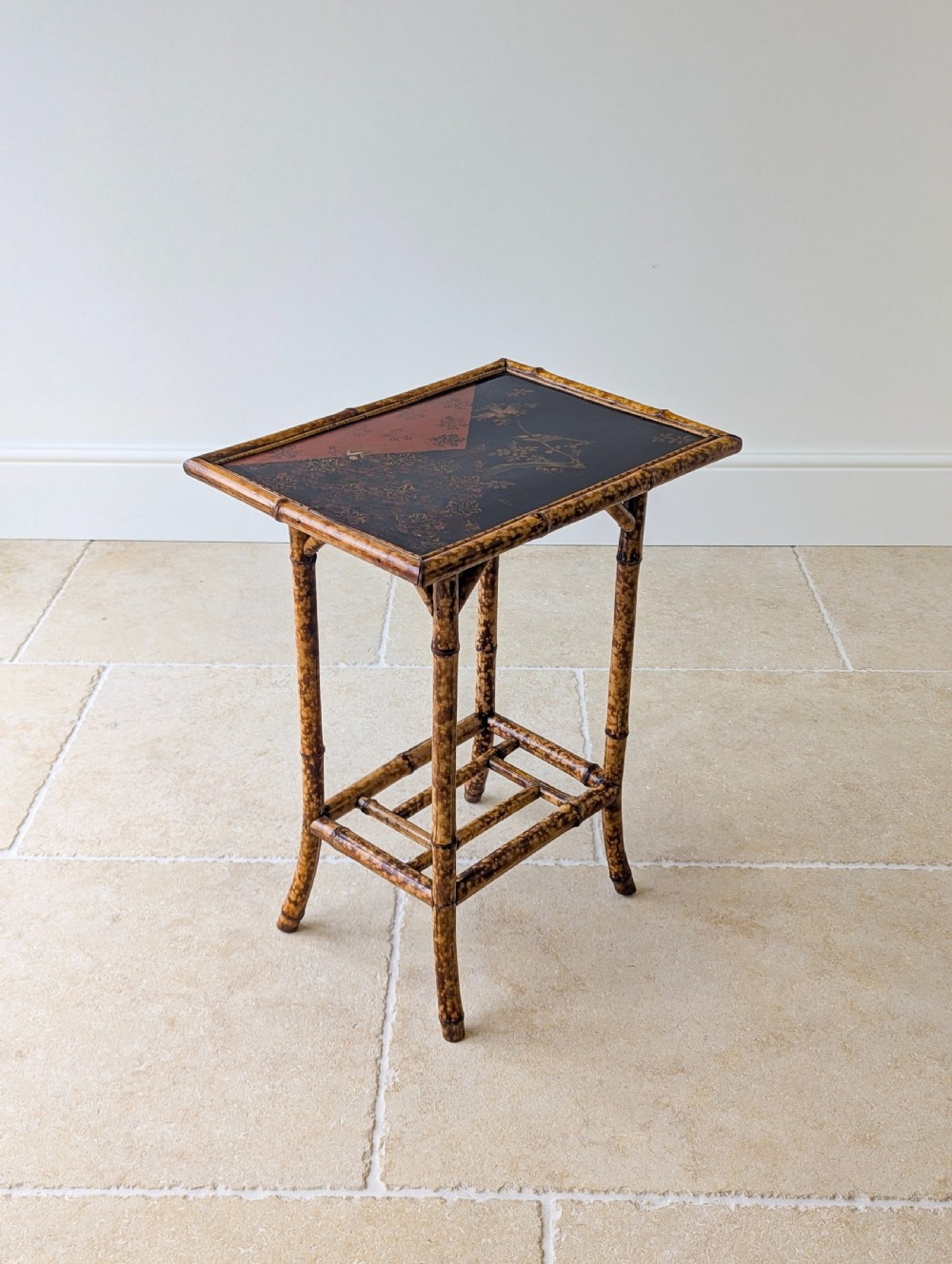 Antique Victorian Bamboo Occasional Table c.1890 View XVI