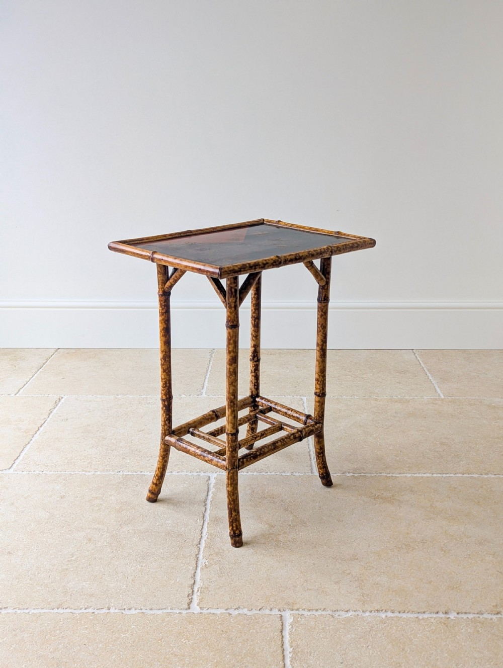 Antique Victorian Bamboo Occasional Table c.1890 View XVIII