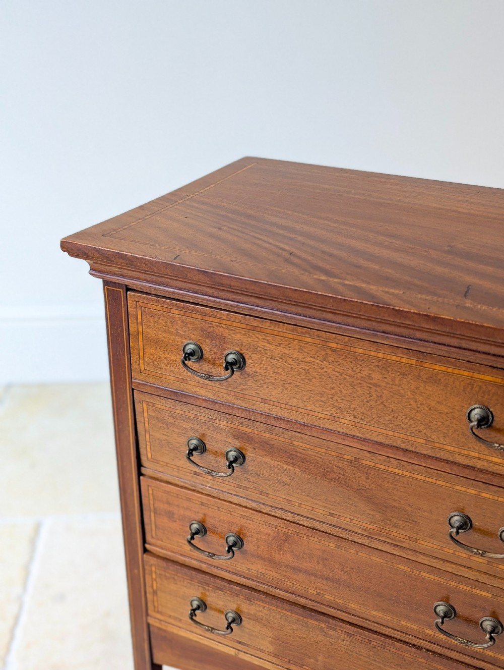 Antique Edwardian Mahogany Music Cabinet c.1910 View V