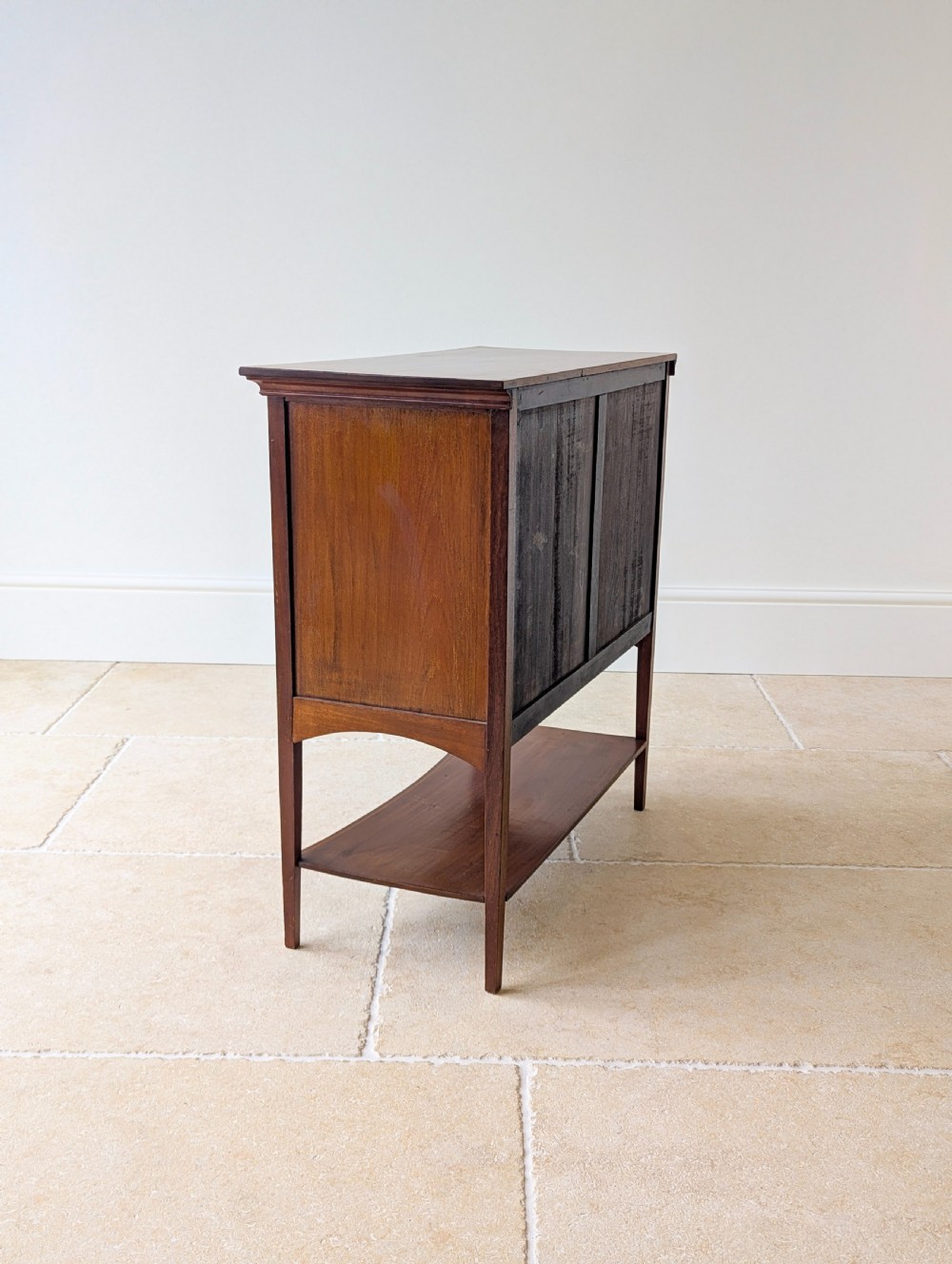 Antique Edwardian Mahogany Music Cabinet c.1910 View XVII