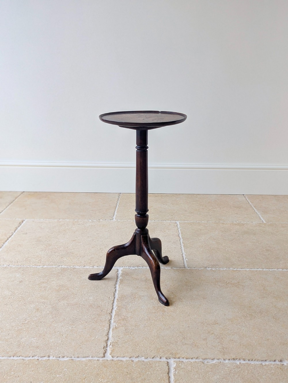 Antique Georgian Mahogany Tripod Wine Table c.1800 View V