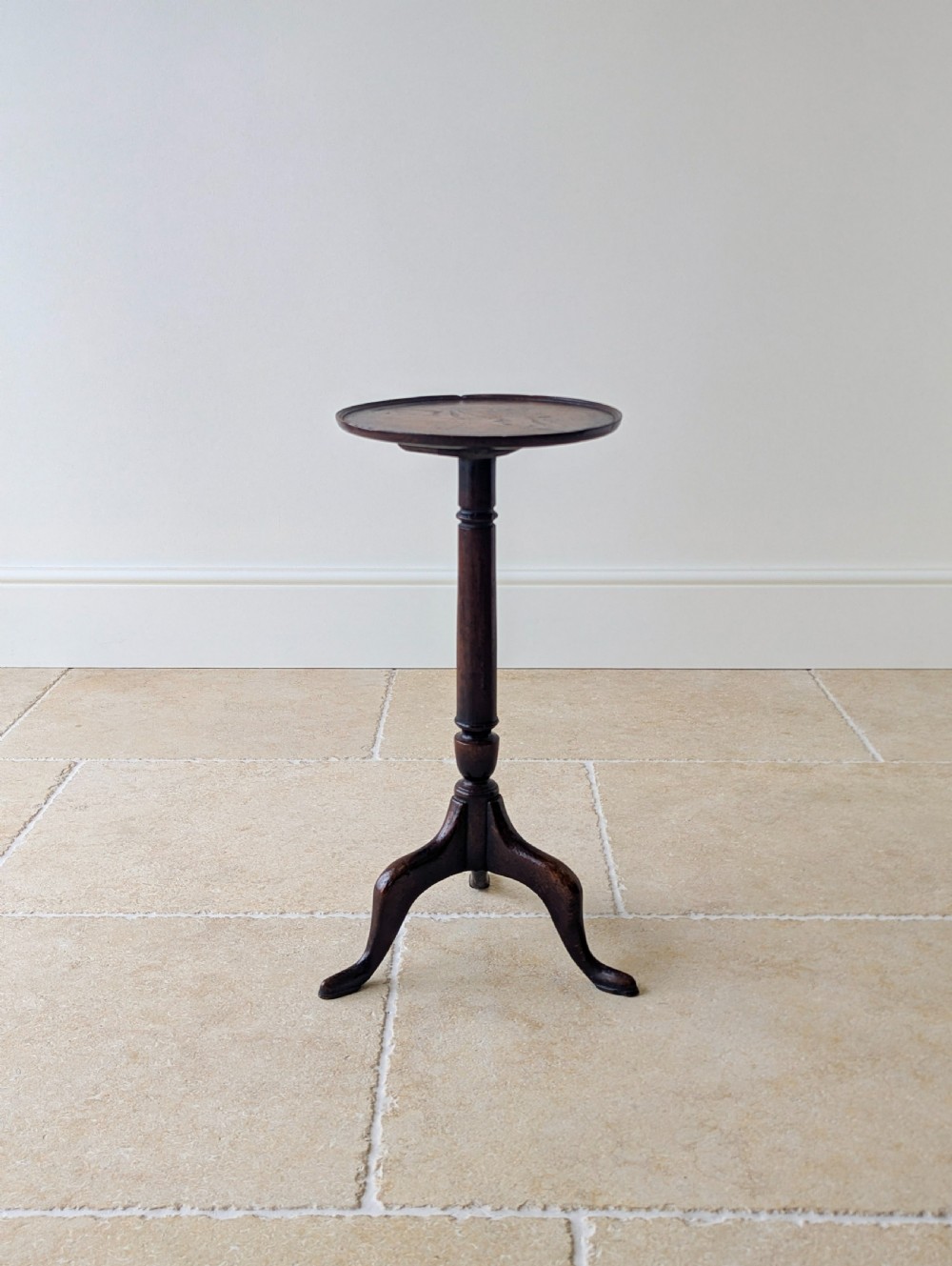 Antique Georgian Mahogany Tripod Wine Table c.1800 View IX
