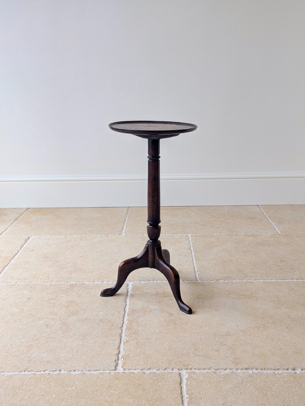Antique Georgian Mahogany Tripod Wine Table c.1800 View XI