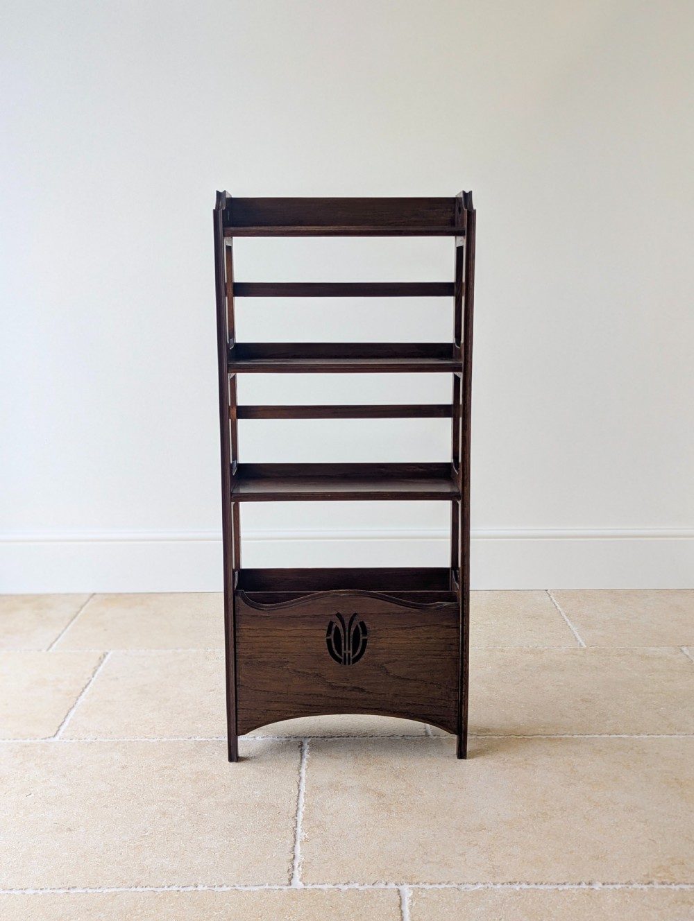 Antique Arts & Crafts Oak Bookcase c.1920 View II