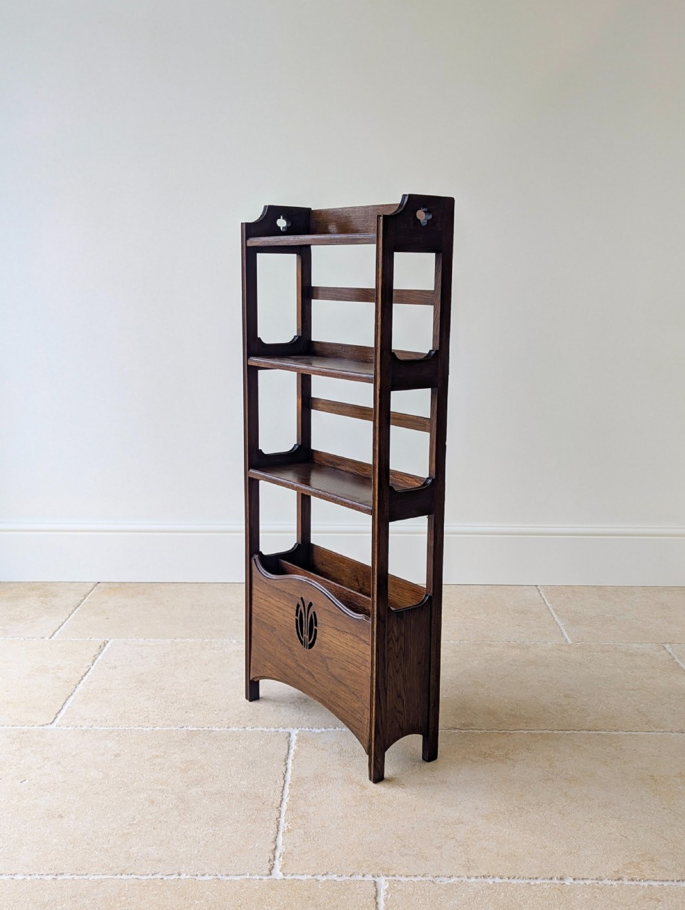 Antique Arts & Crafts Oak Bookcase c.1920 View VII
