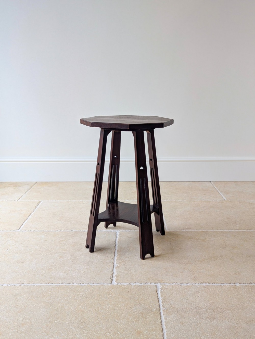 Antique Arts & Crafts Oak Occasional Table c.1900 View VII
