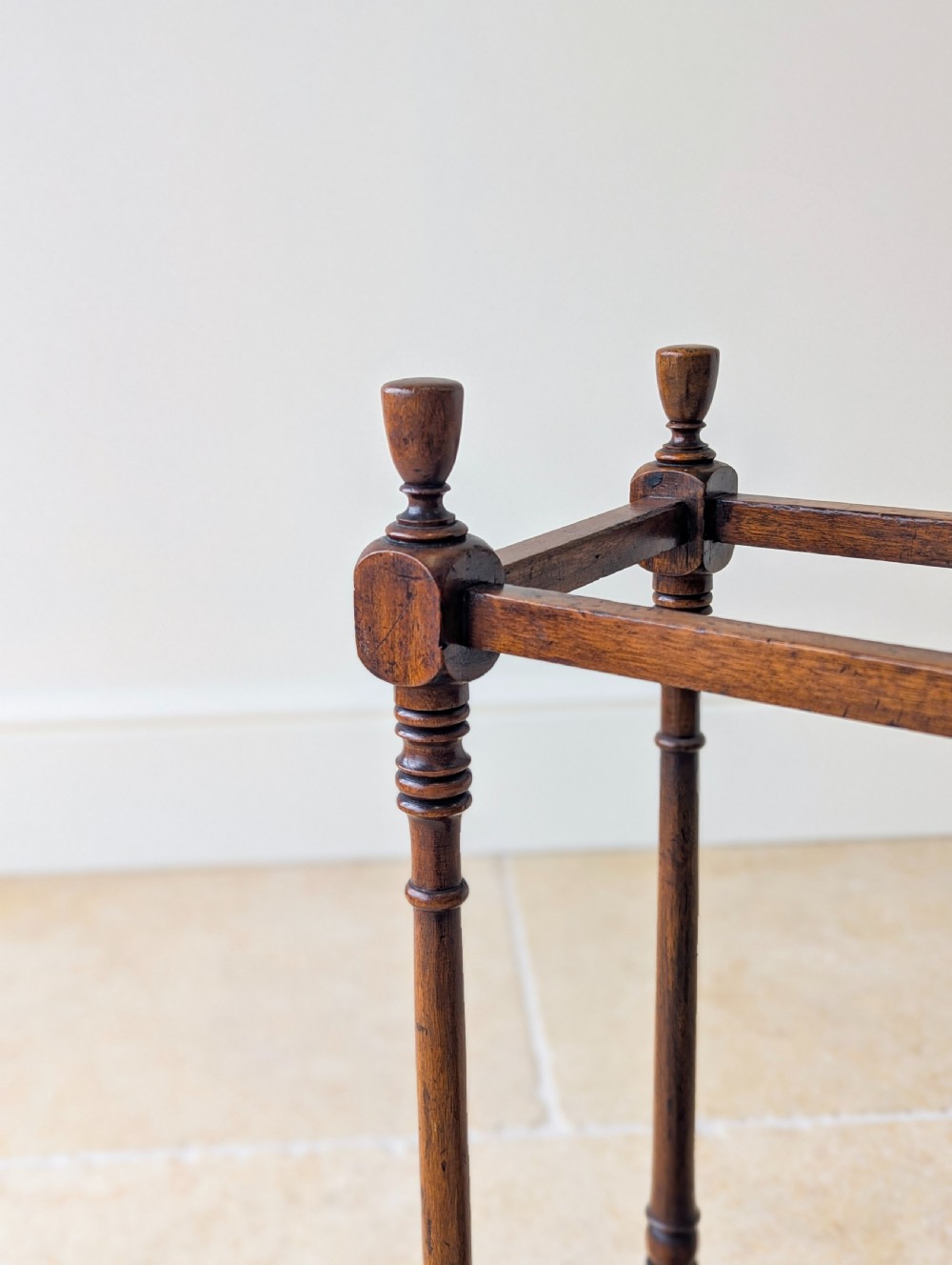 Antique Victorian Mahogany Stick Stand c.1890 View II