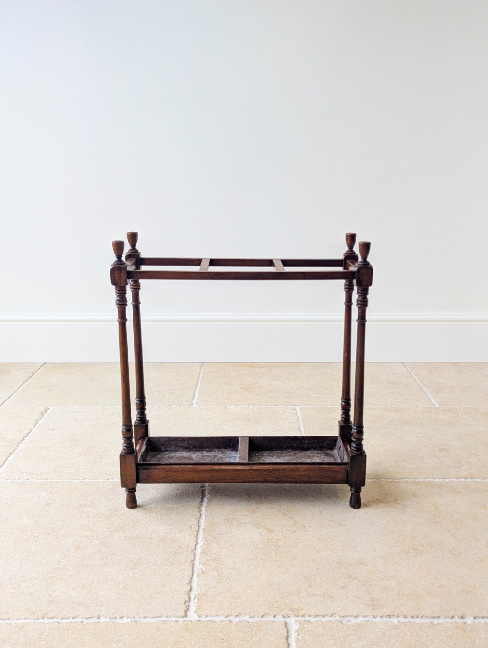 Antique Victorian Mahogany Stick Stand c.1890 View III