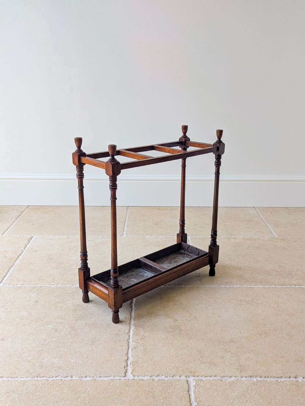 Antique Victorian Mahogany Stick Stand c.1890 View VI