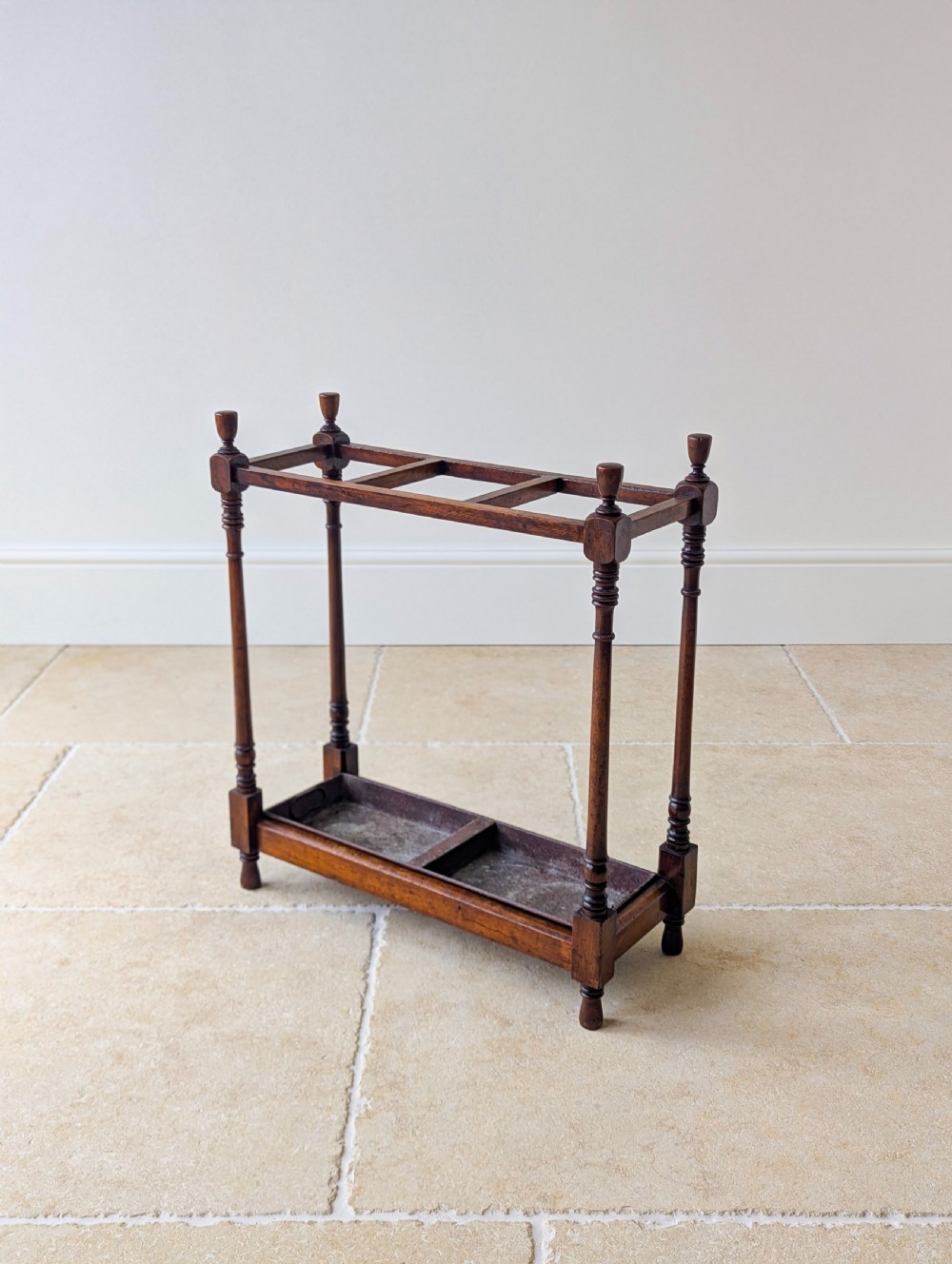 Antique Victorian Mahogany Stick Stand c.1890 View VIII