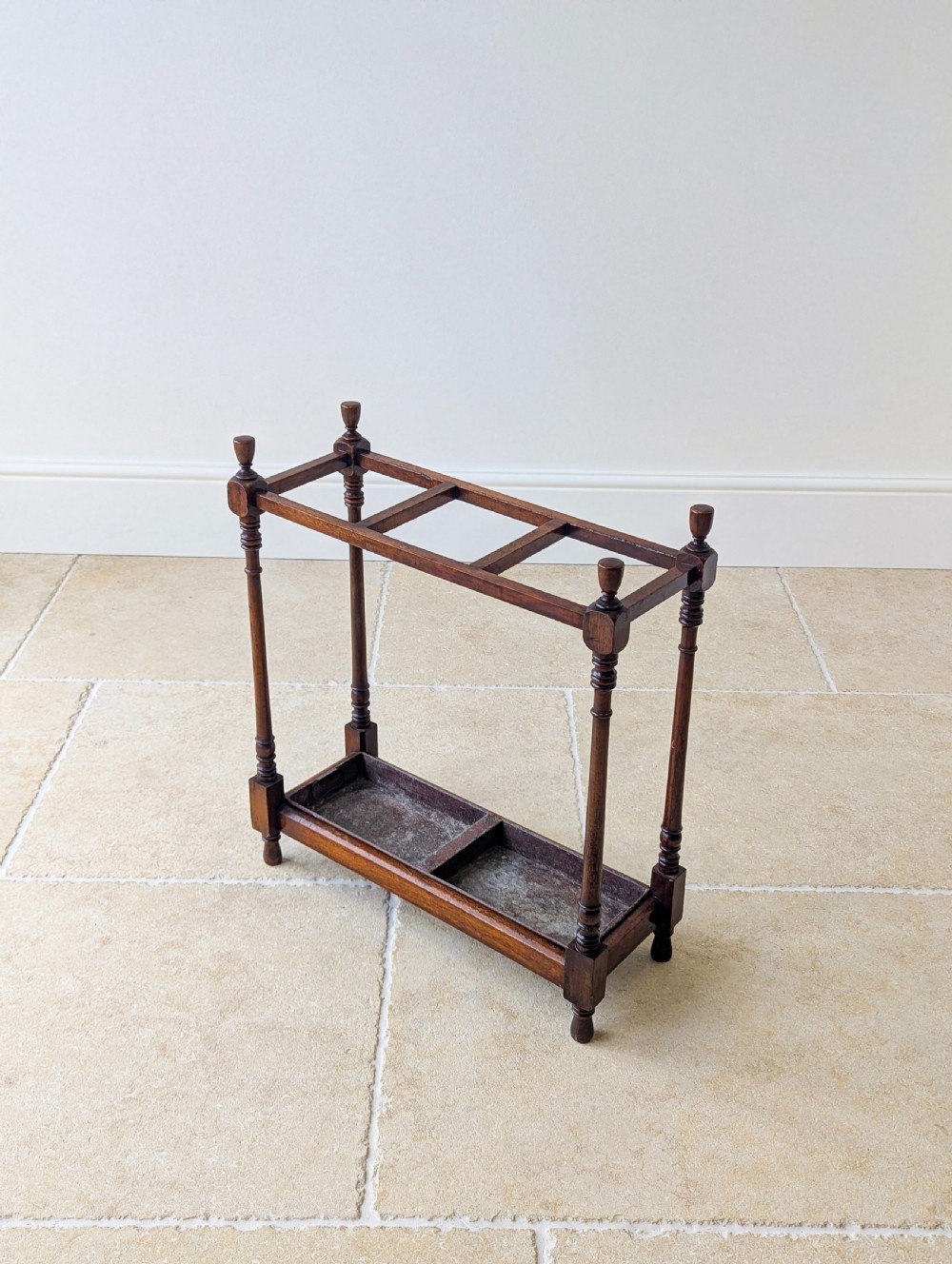 Antique Victorian Mahogany Stick Stand c.1890 View X