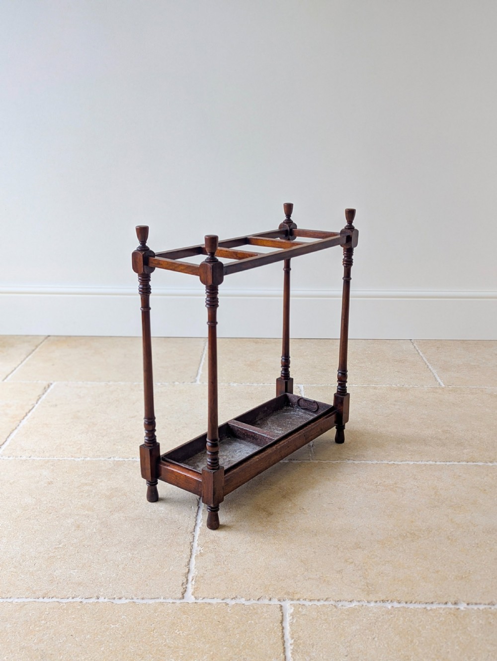 Antique Victorian Mahogany Stick Stand c.1890 View XII